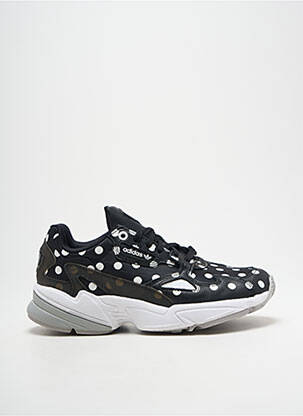 Baskets matière lisse talon de 4 à 6cm noir ADIDAS femme