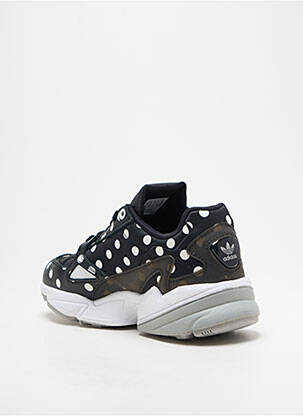Baskets matière lisse talon de 4 à 6cm noir ADIDAS femme