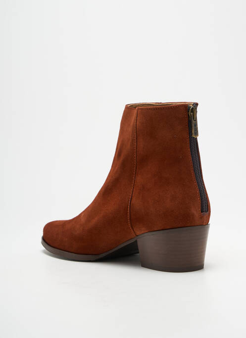 Bottines/Boots orange NGY pour femme