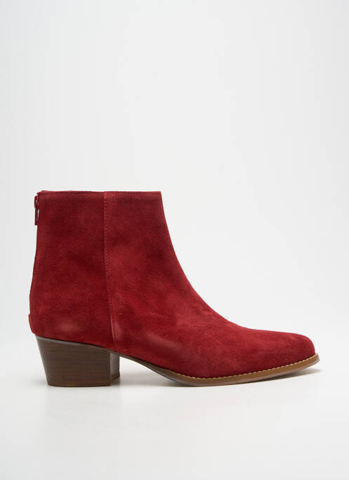 Bottines/Boots rouge NGY pour femme