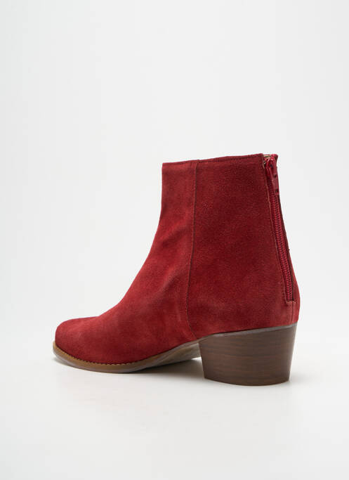 Bottines/Boots rouge NGY pour femme
