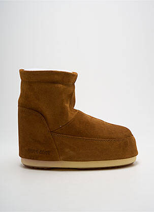 Bottines/boots nubuck talon plat jusqu'à 3cm marron MOON BOOT femme