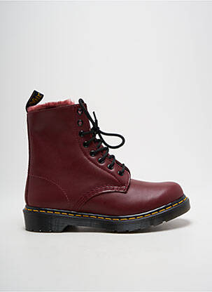 Bottines/boots fourrée talon plat jusqu'à 3cm violet DR MARTENS femme
