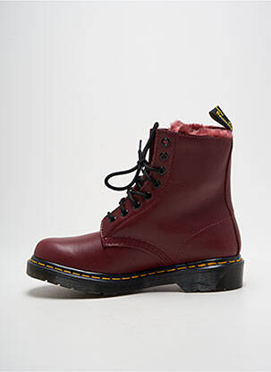 Bottines/boots fourrée talon plat jusqu'à 3cm violet DR MARTENS femme