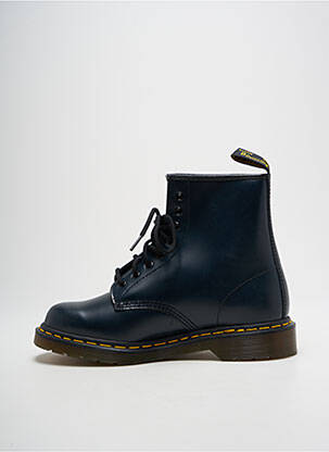 Bottines/boots matière lisse talon plat jusqu'à 3cm bleu DR MARTENS femme