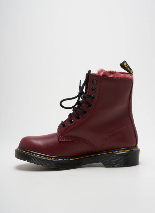Bottines/boots matière lisse talon plat jusqu'à 3cm violet DR MARTENS femme