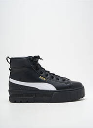 Baskets matière lisse talon de 4 à 6cm noir PUMA femme