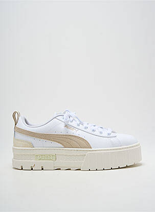 Baskets plateforme talon de 4 à 6cm blanc PUMA femme