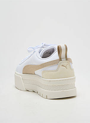 Baskets plateforme talon de 4 à 6cm blanc PUMA femme