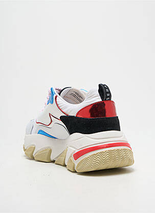Baskets semelle amovible talon de 4 à 6cm blanc SERAFINI femme
