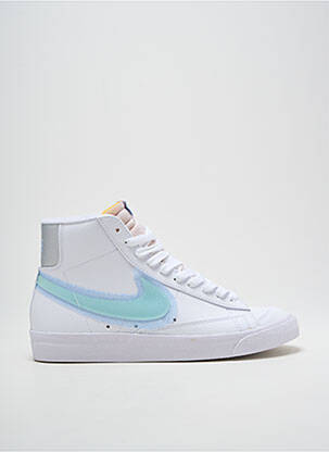 Baskets bout rond talon plat jusqu'à 3cm blanc NIKE femme