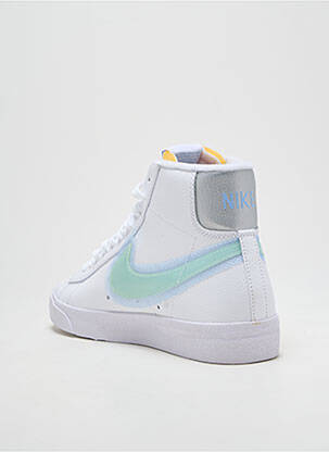 Baskets bout rond talon plat jusqu'à 3cm blanc NIKE femme