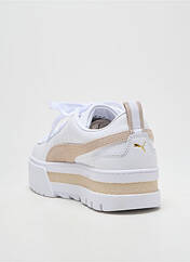 Baskets blanc PUMA pour femme seconde vue