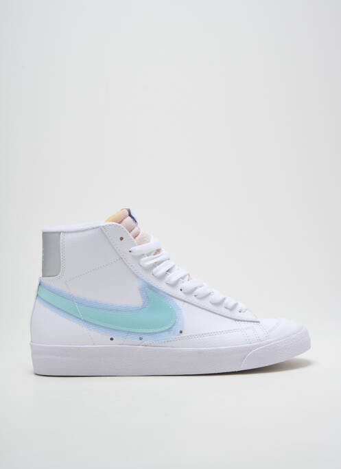 Baskets bout rond talon plat jusqu'à 3cm blanc NIKE femme
