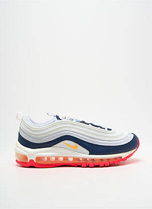 Baskets bout rond talon de 4 à 6cm bleu NIKE femme