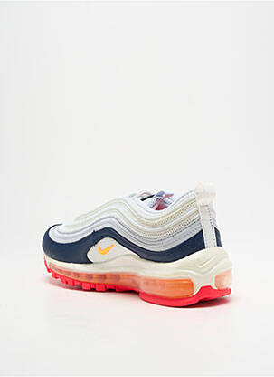 Baskets bout rond talon de 4 à 6cm bleu NIKE femme