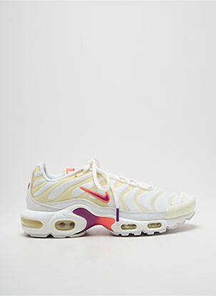 Baskets tissage satiné talon de 4 à 6cm blanc NIKE femme