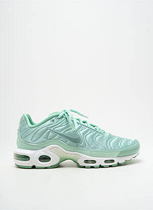 Baskets matière lisse talon plat jusqu'à 3cm vert NIKE femme