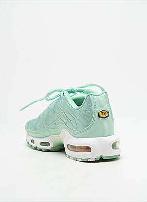 Baskets matière lisse talon plat jusqu'à 3cm vert NIKE femme