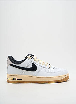 Baskets bout rond talon plat jusqu'à 3cm blanc NIKE femme