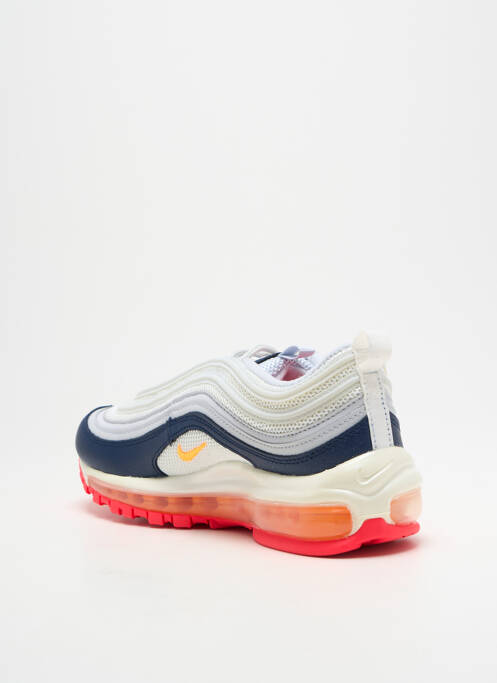 Baskets bout rond talon de 4 à 6cm bleu NIKE femme
