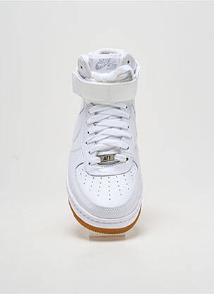 Baskets matière lisse talon plat jusqu'à 3cm blanc NIKE femme