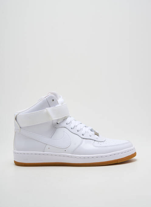 Baskets matière lisse talon plat jusqu'à 3cm blanc NIKE femme