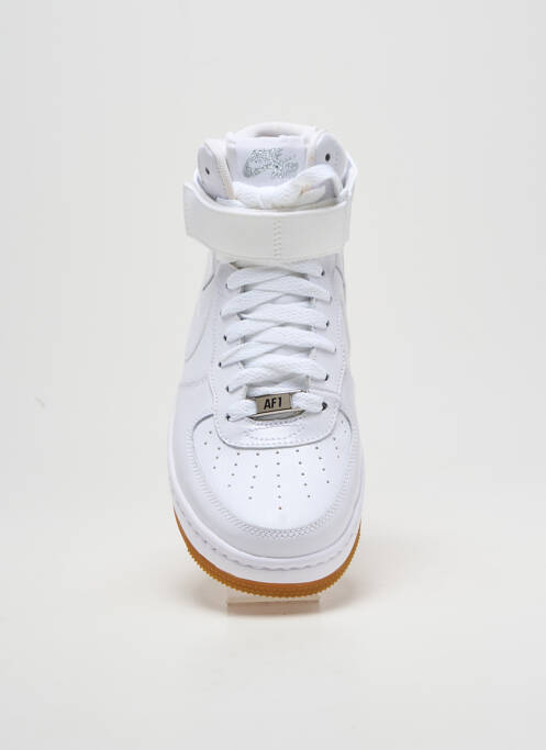 Baskets matière lisse talon plat jusqu'à 3cm blanc NIKE femme