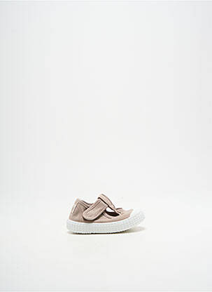 Sandales/nu pieds bout rond bout rond beige VICTORIA enfant