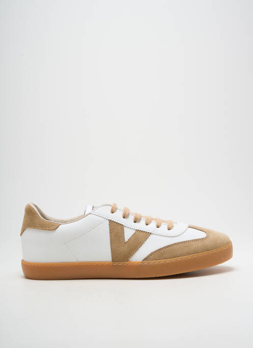 Baskets bout rond bout rond beige VICTORIA homme
