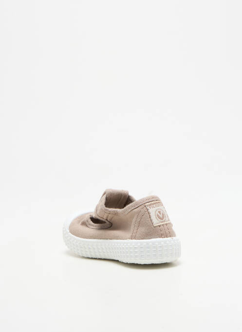 Sandales/nu pieds bout rond bout rond beige VICTORIA enfant