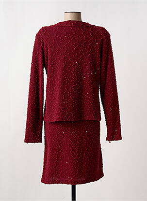 Ensemble jupe type de veste casual rouge JUS D'ORANGE femme