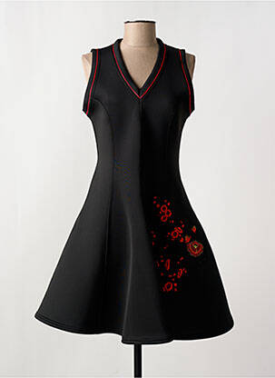 Robe mi-longue sans manche sans manche noir NANA BAILA femme