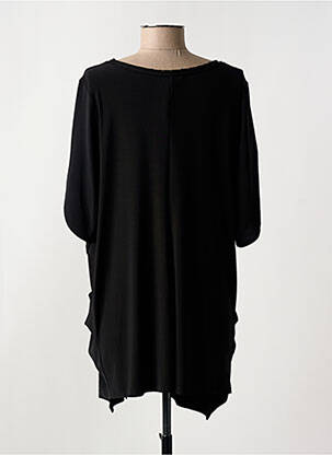 Robe courte manches 3/4 manches 3/4 noir ALAIN MURATI femme