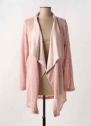 Gilet manches longues manches longues rose ROMEO POUR JULIETTE femme