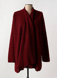 Gilet manches longues stretch rouge WEEK END A PARIS femme