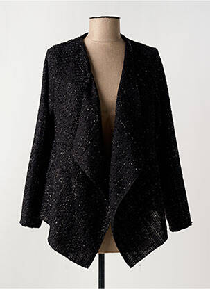 Veste casual coupe droite noir ROMEO POUR JULIETTE femme