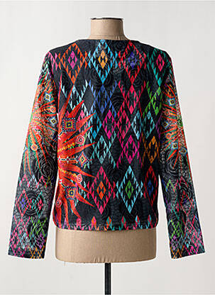 Veste casual col rond noir 101 IDEES femme