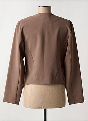 Veste casual coupe cintrée marron PARISIENNE femme