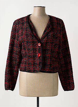 Veste casual coupe cintrée rouge VETISTYLE femme