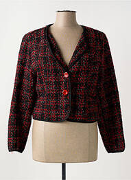 Veste casual coupe cintrée rouge VETISTYLE femme