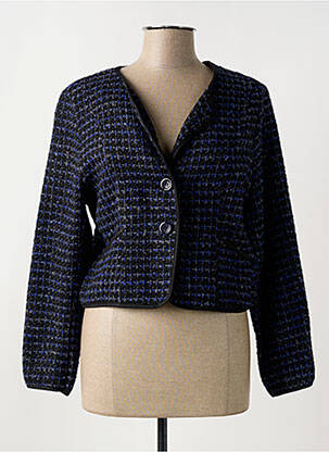 Veste casual coupe cintrée bleu VETISTYLE femme