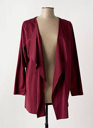 Veste casual tissage suedine violet ROMEO POUR JULIETTE femme