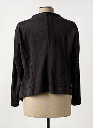 Veste casual tissage suedine noir ROMEO POUR JULIETTE femme