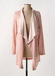 Gilet manches longues rose ROMEO POUR JULIETTE pour femme seconde vue