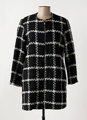 Manteau long noir ROMEO POUR JULIETTE pour femme seconde vue