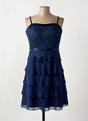 Robe courte bleu CREATIF PARIS pour femme