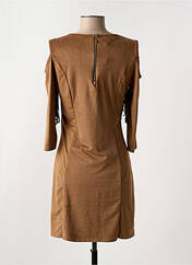 Robe courte marron fonce ELL'A pour femme seconde vue