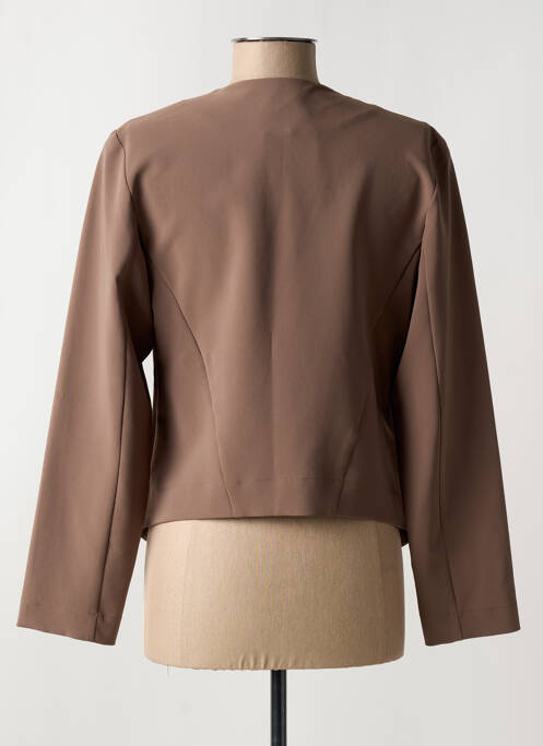 Veste casual coupe cintrée marron PARISIENNE femme
