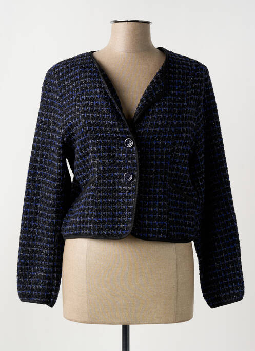Veste casual coupe cintrée bleu VETISTYLE femme